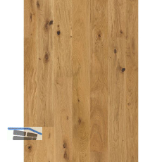 TILO Landhausdiele Jura Eiche rustikal, geb�rstet, natur ge�lt, 12 mm