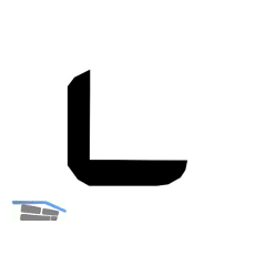 Winkelleiste 22x22x2600 mm, Esche kristallwei�