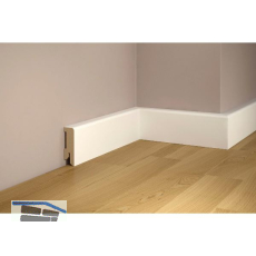 TILO Sockelleiste wei� RAL 9016 foliert 16/50