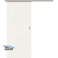 SOLIDO Donau Schiebet�re Set CPL Authentic Bianco l�ngs, 720x2070 mm