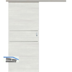 SOLIDO Donau Schiebet�re Set CPL Authentic Grigio quer, 2 Lisenen, 920x2070