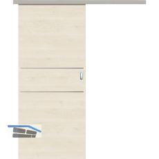 SOLIDO Donau Schiebet�re Set CPL Authentic Perl quer, 2 Lisenen, 1020x2070