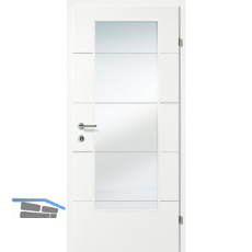 SOLIDO Smart Innent�re CPL Brillantwei� 4 Lisenen GL Rechts TBA 800/2030 mm