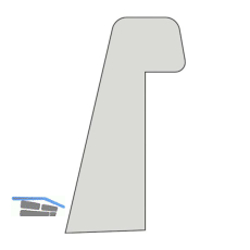 SOLIDO Glasleisten lose zu Smart Ahorn foliert