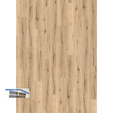 HARO Laminat Tritty 90 Landhausdiele Eiche Italica creme, Silent Pro, 9 mm