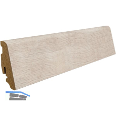 HARO Laminat Sockelleiste Eiche Siena samtwei�, 19/58
