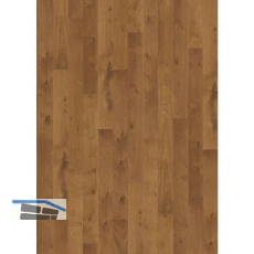 HARO Landhausdiele Plaza Bernsteineiche Alpin struktur, naturaLinplus Natur�l