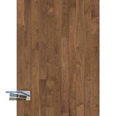 HARO Landhausdiele Amerik. Nussbaum Markant struk., naturaLinplus Natur�l