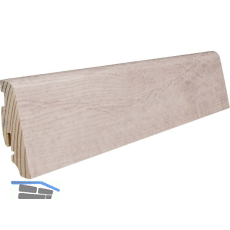 DISANO Sockelleiste Eiche Provence creme, wasserresistent 19/58