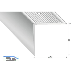 K�GELE Treppenkante 42,5 x 30 mm, 2700 mm