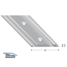 K�GELE Abdeckprofil Alu silber eloxiert 30/1000 mm