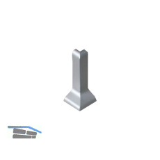 Au�eneck silber 15 x 40 mm