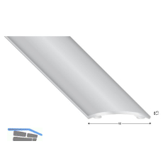 K�GELE Abdeckprofil Edelstahl, selbstklebend, Breite 40mm, 2700mm