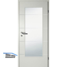 SOLIDO Smart Innent�re CPL Nebelgrau 4 Lisenen GL Rechts TBA 750/2030 mm