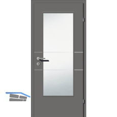 SOLIDO Smart Innent�re CPL Titangrau 2 Lisenen GL Rechts TBA 850/2030 mm