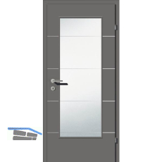 SOLIDO Smart Innent�re CPL Titangrau 4 Lisenen GL Links TBA 800/2030 mm