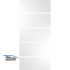 SOLIDO Glasschiebet�r Sensita 15, mit Sto�griff Bohrung 920x2100