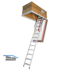 WIPPRO Dachbodentreppe Klimatec 160, 700/1400 mm