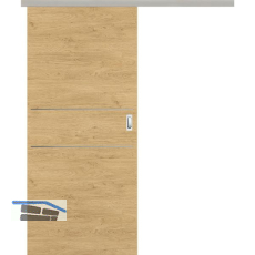 SOLIDO Donau Schiebet�re Set CPL Natura Eiche quer, 2 Lisenen, 920x2070