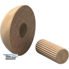 Abdeckkappen Mod. AK50F Eiche roh