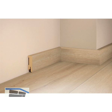 TILO Sockelleiste Vinyl Eiche Wei� 16/50