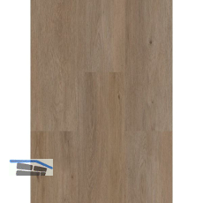 LICO Vinylboden Hydro Basic Star Line, Eiche Levante Platin Synchro, 6,7 mm