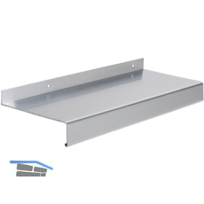 Au�enfensterbank Soft 40 Aluminium blank 300 mm