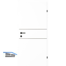 SOLIDO Smart Innent�re CPL Brillantwei� 2 Lisenen schwarz VB RE TBA 1050/2030 mm