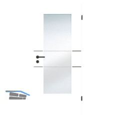 SOLIDO Smart Innent�re CPL Brillantwei� 2 Lisenen schwarz GL LI TBA 800/2030 mm