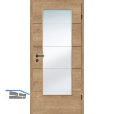 SOLIDO Smart Innent�re CPL Asteiche 4 Lisenen schwarz GL RE TBA 800/2030 mm