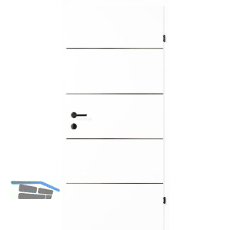 SOLIDO Smart Innent�re CPL Brillantwei� 4 Lisenen schwarz VB RE TBA 750/2030 mm