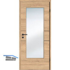 SOLIDO Smart Innent�re CPL Saloon Eiche 2 Lisenen schwarz GL RE TBA 800/2030mm