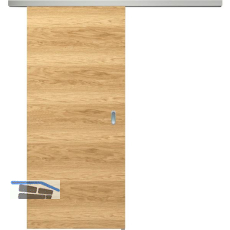 SOLIDO Smart Schiebet�re Set Eiche hell quer lackiert, 1020x2070 mm
