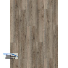 TILO Robusto Vinylboden, Eiche Gin, gefast, geb�rstet