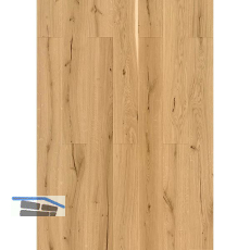 SOLIDO Landhausdiele Eiche kraftvoll-rustikal Piccolo, Kurzdiele naturge�lt,14mm