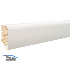 SOLIDO Sockelleiste wei� foliert 16/40