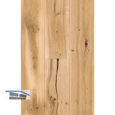 SOLIDO Bodenmuster Landhausdiele Eiche wild, leicht geb�rstet, natur ge�lt