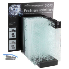 SOLIDO Glasmuster Aufsteller mit R�ckwand und 11 Gl�ser