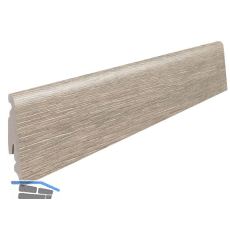 HARO Laminat Sockelleiste Eiche Veneto mocca / Eiche Livorno greige, 19/58
