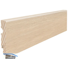 HARO Laminat Aqua Sockelleiste Eiche Designholz Harmony wasserresistent 15/80