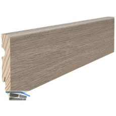 HARO Laminat Aqua Sockelleiste Eiche Eleganza antikgrau wasserresistent 15/80