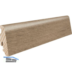 DISANO Sockelleiste Eiche Victoria samtbraun, wasserresistent 19/58
