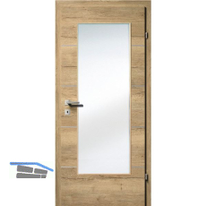 SOLIDO Smart Innent�re CPL Ripped Eiche quer 4 Lisenen GL Links TBA 950/2030 mm