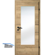 SOLIDO Smart Innent�re CPL Ripped Eiche 2 Lisenen schwarz GL RE TBA 750/2030mm