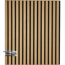 Akustikpaneel Eiche Natur roh / schwarz