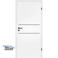 SOLIDO Donau Innent�re CPL Klassik wei� 9016 2 Lisenen schwarz RE TBA 700/2030