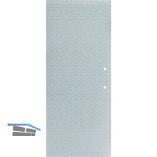 SOLIDO Glasschiebet�r Edelstein Diamant wei�, mit Sto�griff Bohrung 820x2100