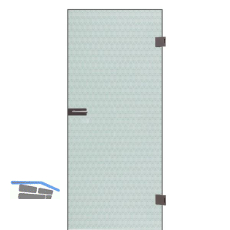 SOLIDO Ganzglast�re Edelstein Smaragd klar Beschl�ge silber, 721/2013 Rechts