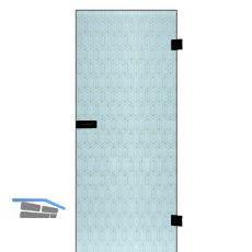 SOLIDO Ganzglast�re Edelstein Smaragd wei� Beschl�ge schwarz, 871/2013 mm Rechts