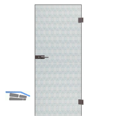 SOLIDO Ganzglast�re Edelstein Gr. Smaragd klar Beschl�ge PZ silber, 871/2013 LI